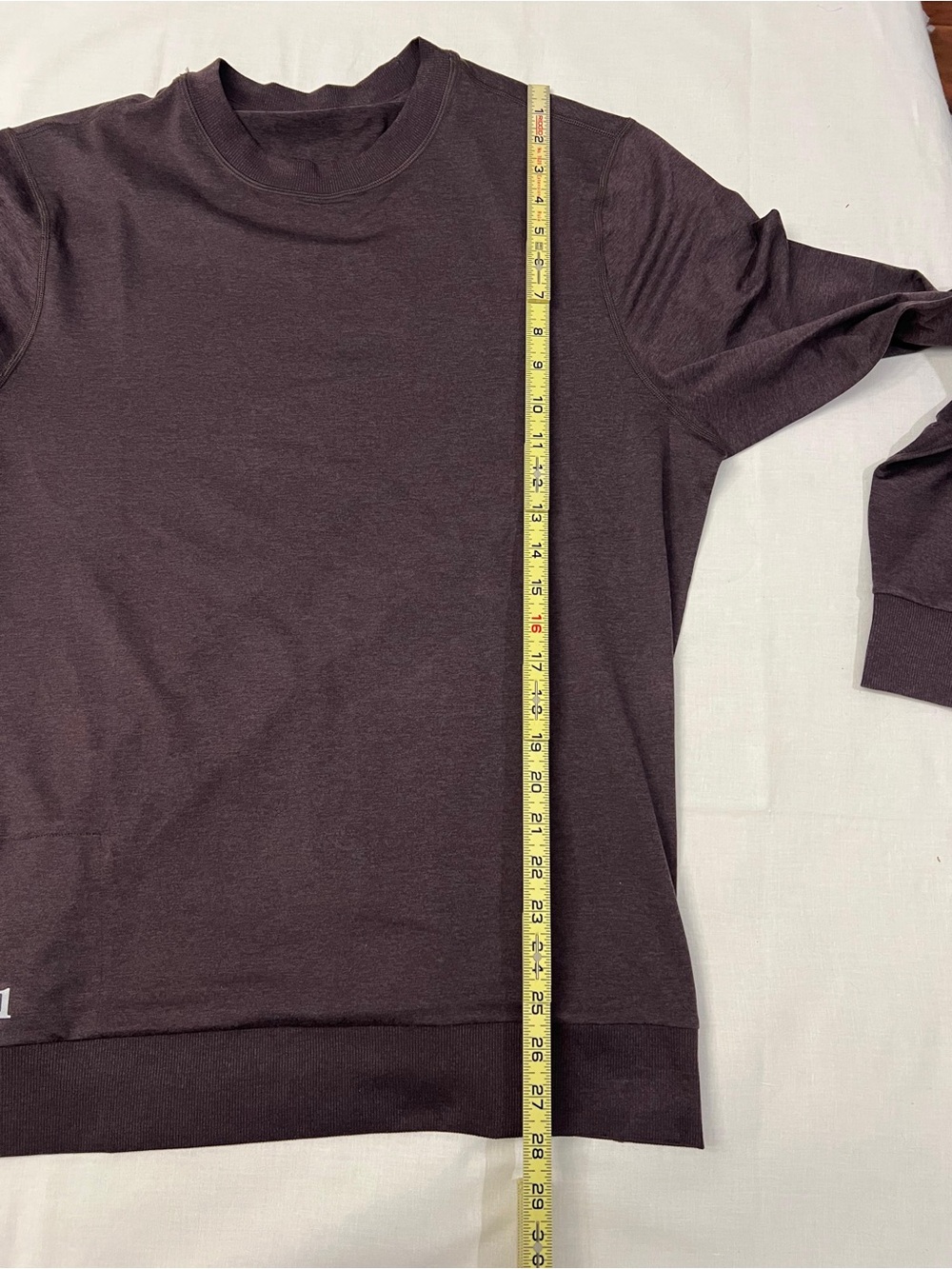 Vuori Ponto Performance Crewneck Pullover | Men’s Large | Brown Long Sleeve - Picture 7 of 7